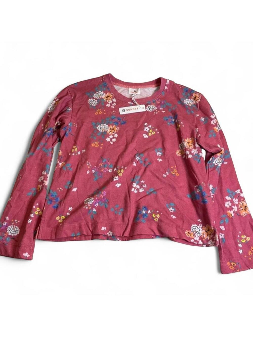 Sundry Women's Pink and Multi Sweatshirt
